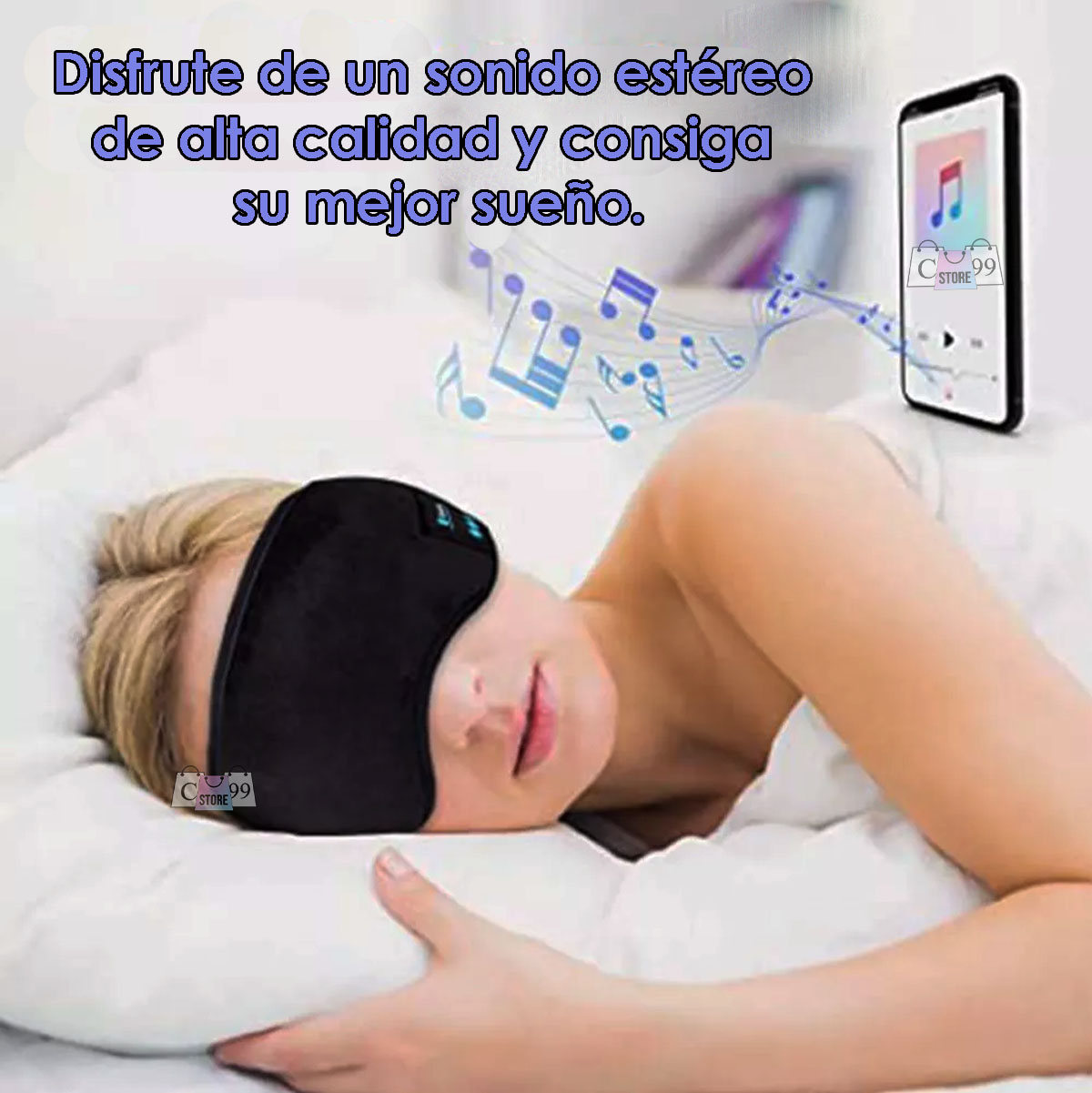 Miniatura 7 de Tapa Ojos Con Aromaterapia y  Bluetooth